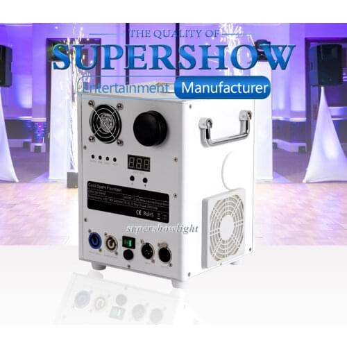 Free Shipping 650W Pryo Cold Fireworks Spark Fountain Machine DMX Remote Control Sparklers Outdoor/Indoor Wedding Celebration