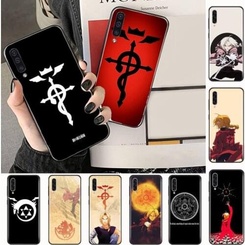 Fullmetal Alchemist Brotherhood Phone Case For Samsung A40 A50 A51 A71 A20E A20S S8 S9 S10 S20 Plus note 20 ultra 4G 5G