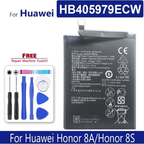 Mobile Phone Battery HB405979ECW For Huawei Honor 8A/Honor 8S Honor8A/Honor8S Honor 8A/8S Tracking Number