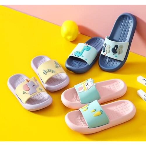 Cartoon slippers childrens home indoor childrens bathroom girl baby home cute slippers boy mens slippers mens shoes
