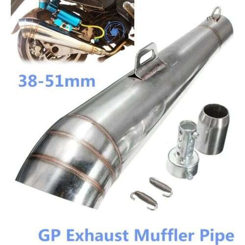 New 38-51mm 125-1000CC Motorcycle Slip-on Type GP Exhaust Muffler Pipe&DB Killer