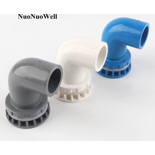 1pc 20mm PVC Connectors HI-Quality Aquarium Fish Tank Elbow Drainage Joints Aquatic Pet Water Tank Socket Tube Joint DIY Tools