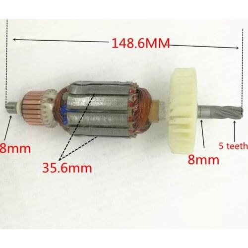 ARMATURE 220V-240V Rotor 360962E 360962F For Hitachi DH24PH DH24PG