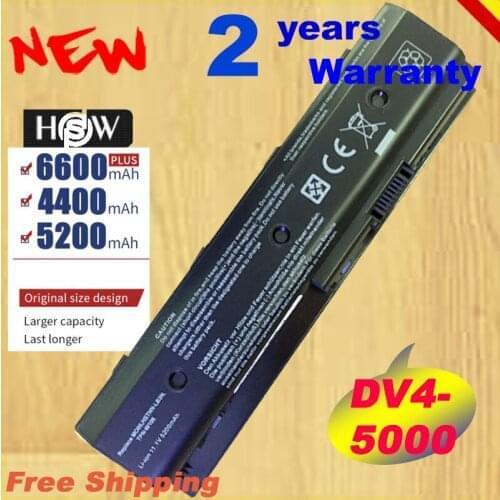 HSW laptop battery for HP Envy dv4 dv4-5200 dv6-7200 m6 Pavilion dv4 dv4-5000 dv6-7000 MO06 H2L55AA fast shipping