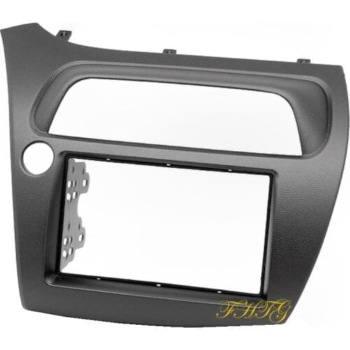 Car Radio Fascia is suitable for 2005 Honda Civic(European, LHD),Double Din Car Audio Frame
