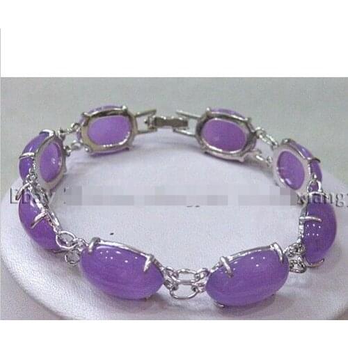 FREE shipping>>>>Charming!Alexandrite Chain/Link Jewelry Bracelet 7.5" AAA Grade