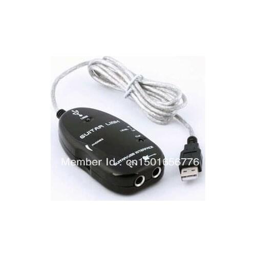 Free Shipping! USB GUITAR LINK CABLE guitar effects, guitar recording electronic module