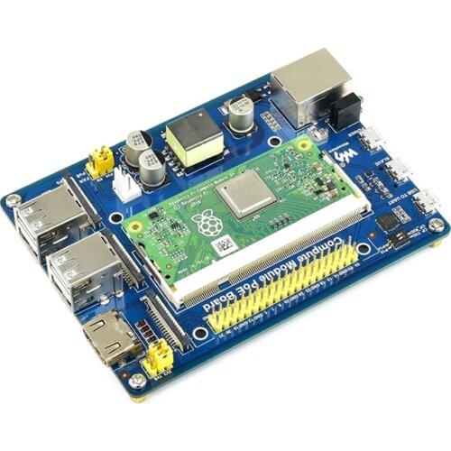 BlueRaven Compute Module IO Board with PoE Feature, for Raspberry Pi CM3 / CM3L / CM3+ / CM3+L