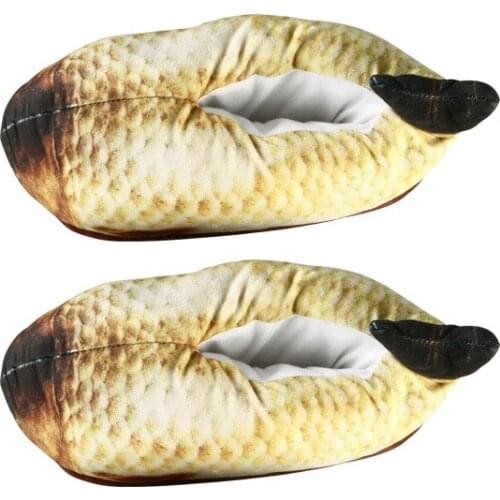 Fish Home House Slippers Timber Land Shoes Men Women Children Winter Warm Custom slippers indoor lovers plush Velvet Shoes