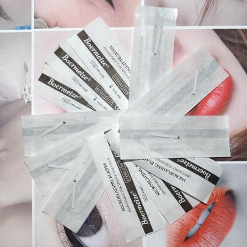Microblading Needles Agujas Microblading Hard 7CF Tattoo needles Permanent Makeup Needle Manual Eyebrow Blades tebori 7 flex