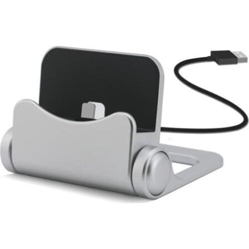 New Type-C Charging Stand Desktop Charger Suitable For Smartphone Dock Stand Holder Type C Micro Usb Charger Dock Station