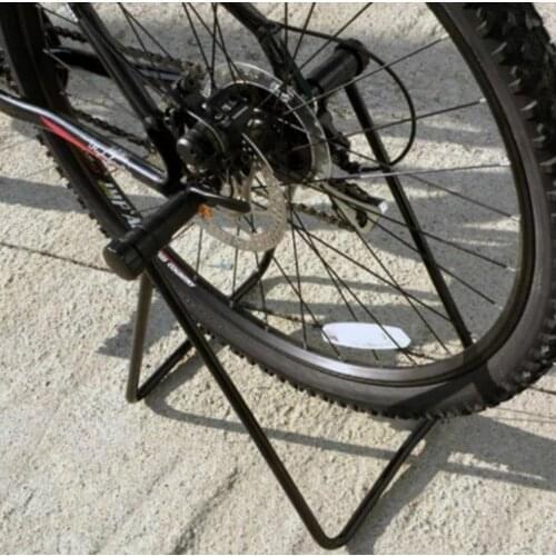 Folding Bicycle Trainer Stationary Bike Cycle Stand Parking Rear Hub Mount Rack Kickstand Adjustable Foot Brace Cycling Part #20