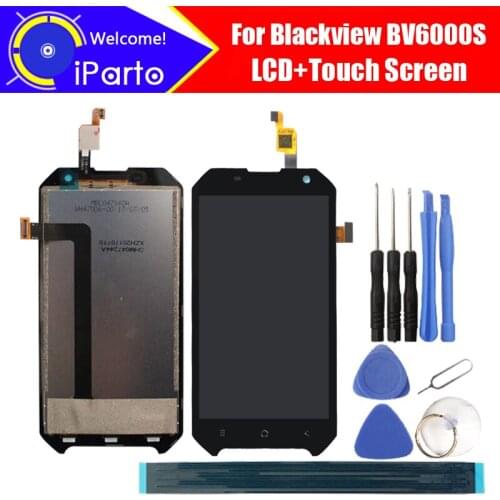 Blackview BV6000S LCD Display+Touch Screen 100% Original New Tested Digitizer Glass Panel Replacement For BV6000S+Tools+Adhesive