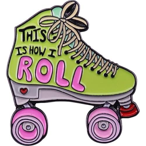 Roller Derby Badge Retro 80s Aesthetic Collection