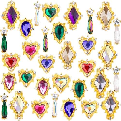100Pcs/8mm Heart Nail Art Charms Nail Design For Valentines Day Nails /Wedding Nail Decoration (Love ) Heart Nail Charms 100 pc