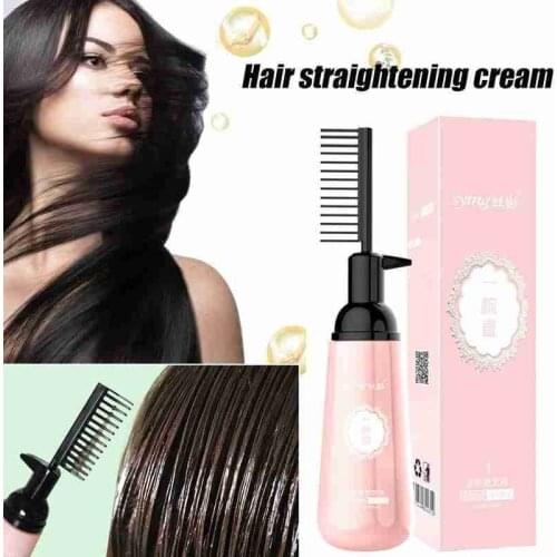 150ml Smoothing Shiny Cold Hair Straightener Cream Straightening For Woman Hair Straight Natural Hair Relaxer Cream