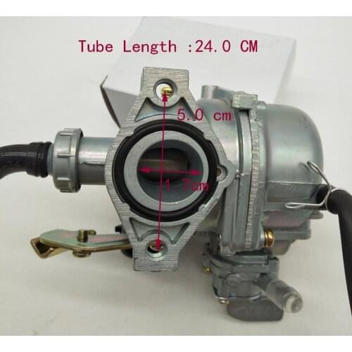 A299 Pull The Throttle With Oil Switch Carburetor DY100 Curved Beam Motorcycles Carburetor Oil Filter ATV Dirt Bike Go Karts