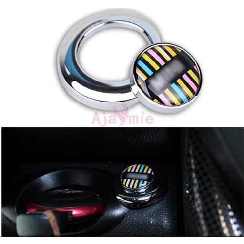 Accessories For BMW Mini Cooper Countryman R53 R55 R56 R57 R58 R60 R61 Interior Engine Start Stop Button Cover Trim Car Styling