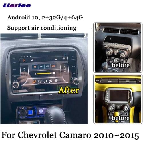 Car 2 Din Android Multimedia Player For Chevrolet Camaro 2010~2015 Stereo Radio GPS Navigation Carplay Mirror Link Wifi System