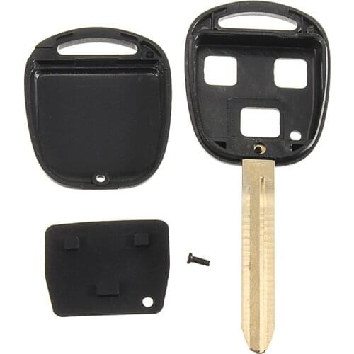 3 Buttons Car Remote Key Case Fob Cover Button Key Case For Toyota Avensis Corolla Yaris Rav4