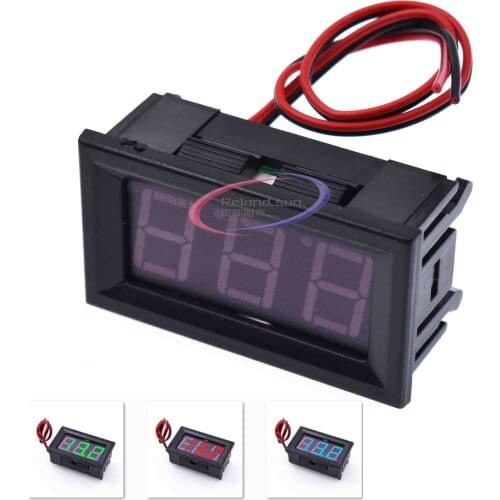 Mini Digital Voltmeter DC 4.5V to 30V Digital Voltmeter Voltage Panel Meter For 6V 12V 24V Electromobile Motorcycle Car 0.56
