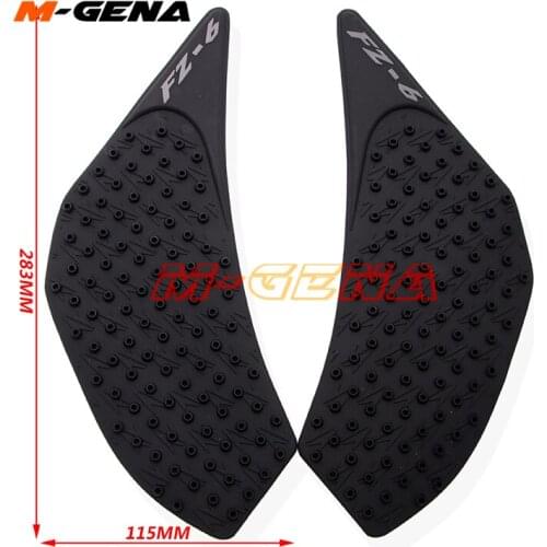 For FZ6 2006 2007 2008 2009 2010 06 07 08 09 10Motorcycle Protector Anti slip Tank Pad Sticker Gas Knee Grip Traction Side Decal