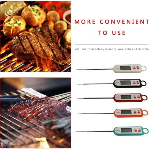 Kitchen Digital Display Probe Thermometer Digital Cooking Food Meat Speed Reading With Backlight Thermometer