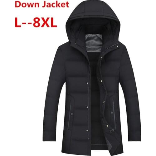 10XL 8XL 6XL New Casual Brand White Duck Down Jacket Men Winter Warm Coat Mens Ultralight Duck Down Jacket Male Windproof Parka