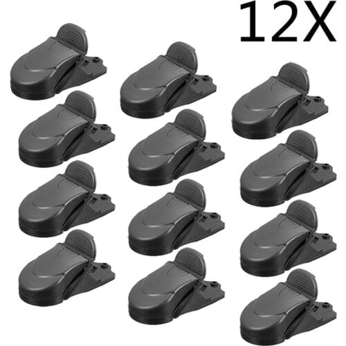 Reusable Rat Catching Mice Mouse Traps Mice MouseTrap Catcher Black Plastic Mouse Traps Pest Control 10x5x4cm 12Pcs