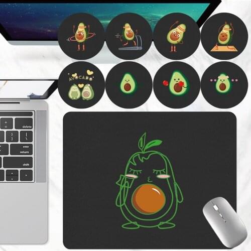 Mouse Pad Game Gamer Mouse Pad Laptop Computer Desk Mat PU Leather Avocado Pattern Keyboard Mouse Mat Office Desk Accessories