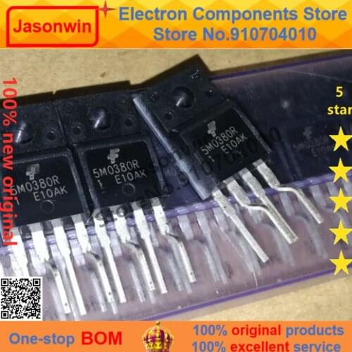 100% nuevo 50 unids/lote original diode KA5M0380RYDTU 5M0380R TO-220F-4 Switching power supply regulator tube