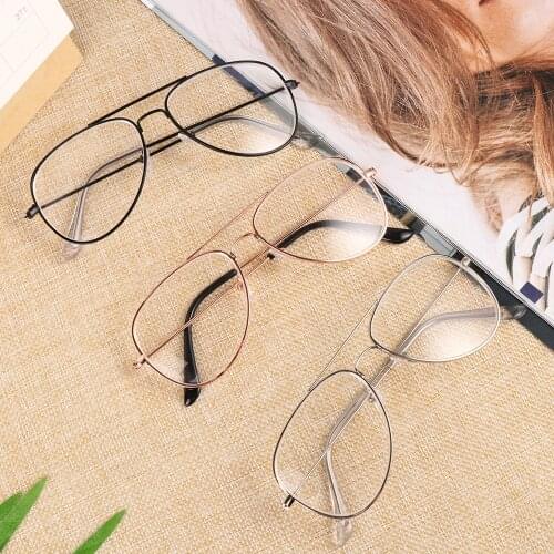 Fashion Metal Oversized Myopia Glasses Women Men Vintage Cat Eye Ultra Light Resin Glasses Vision Care -1.00~-5.0 Diopter