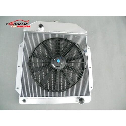 All Aluminum Radiator + FAN For Ford V8 Cars 1949-1953 53 52 51 50 49 1952 1951