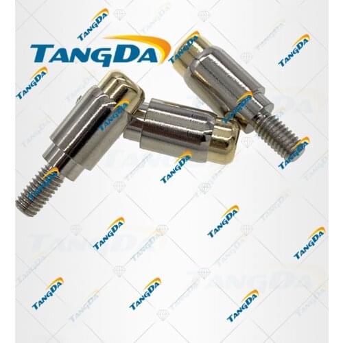 TANGDA pogo pin 5.8*18.5mm spring probe electrode signal gold-plated pin battery connector 5.8 18.5 mm male threaded thread M3 T