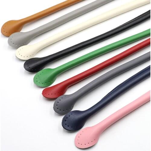 1Pair Leather Bag Strap 50cm Shoulder Bag Belt Handle Replacement For Handbag Strap Accessories