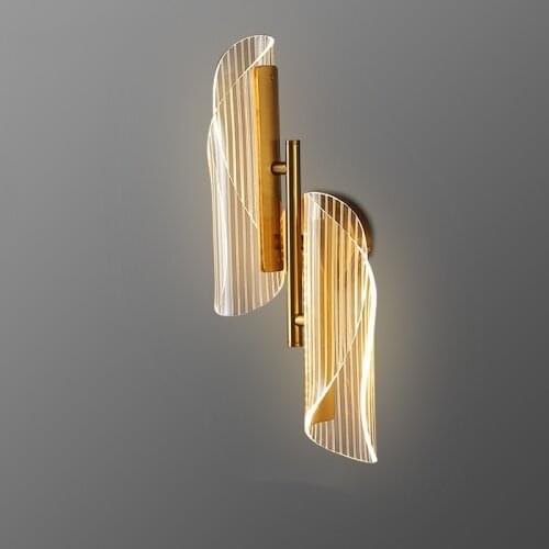 Modern Led Wall Lamp Creative Acrylic Wall Lamps For Living Room Bedroom Bedside Lmap Home Decor Bathroom Fixtures Mirror Light