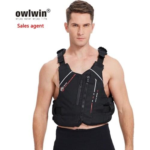 【New store 】 Life jacket sailing paddling surfing motorboat diving rafting EPE nylon fabric life vest men women