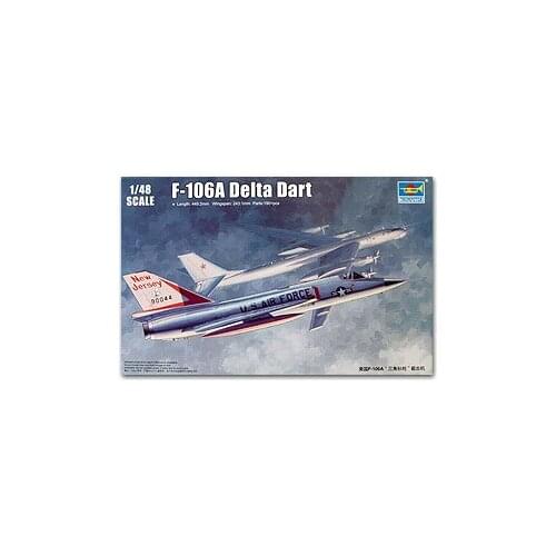 Trumpeter 1/48 scale model 02891 F-106A Triangle javelin interceptor