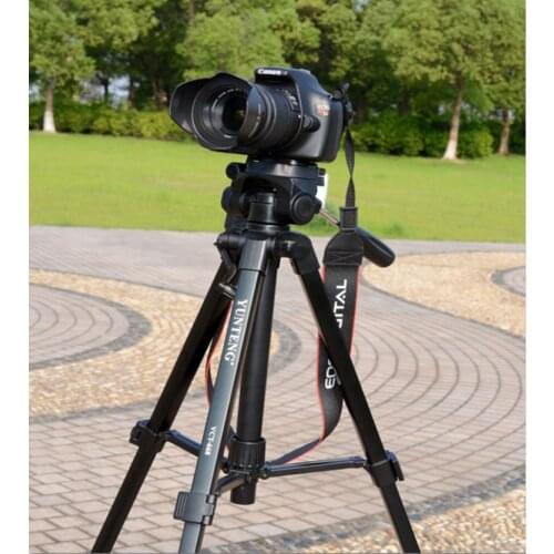 Photography Pro YUNTENG VCT-668 Tripod with Damping Head Fluid Pan camera DV Phone VCR Video Phone Clip Holder