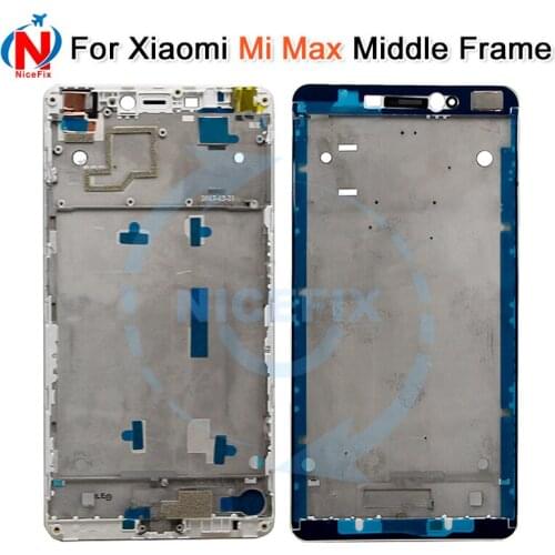 High Quality Middle frame For 6.44" Xiaomi Mi Max Front bezel/ Middle frame Housing white/Black in stock with tracking number