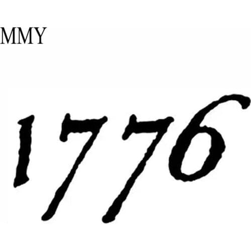 7.5"*4" 1776 3% III% Funny Vinyl Decal Sticker Car Stickers Window