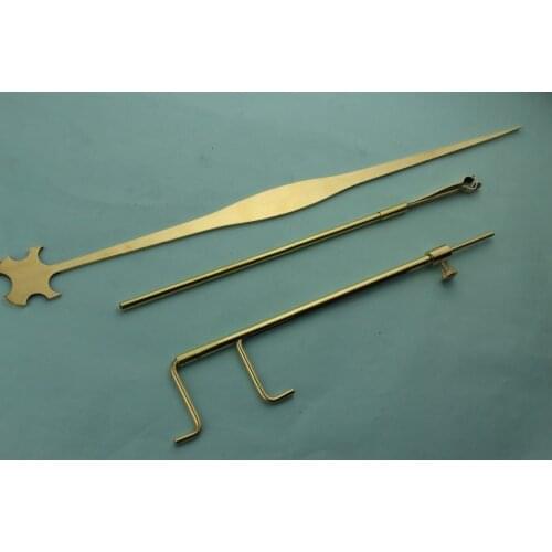 Cello Sound Post Set Gauge Sound Post Retriever Tool Setter Copper Metal