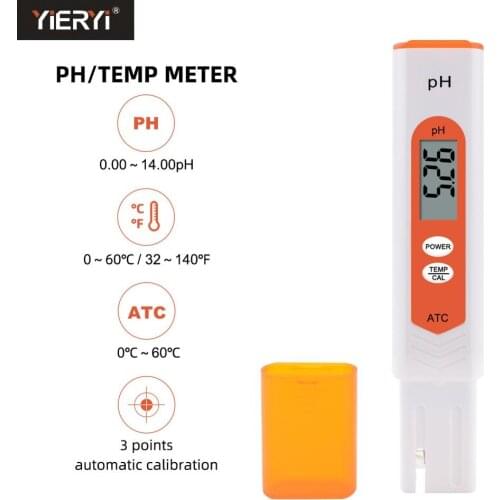 1pcs ph-05 Newest Protable LCD Digital PH Meter Pen of Tester Aquarium Pool Water Wine Urine tds meter