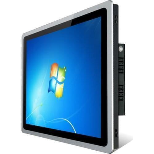 Win7/8/10 pro/Linux 15 inch industrial capacitive touch panel pc all-in-one panel is waterproof, dustproof and anti-interference