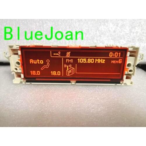 Free Screen support USB Dual-zone air Bluetooth Display Red monitor 12 pin for Peugeot 307 407 408 screen citroen C4 C5 screen