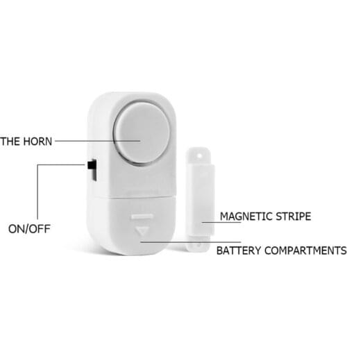 Wireless Window Door Burglar Security Warning Alarm System Magnetic Sensor 1pcs/5pcs/8pcs/10pcs New Warning Alarm