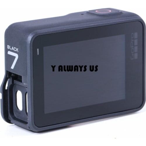 Wocase new original for Gopro 7 touchscreen with back case housing for Hero 7 touch screen rear LCD Display with Outer Frame