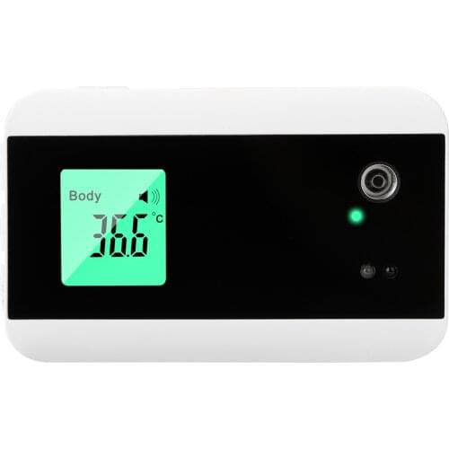 FTW03 Household Wall Mounted Electronic Infrared Temperature Meter Doorbell with Temperature Measuring and Broadcasting Function