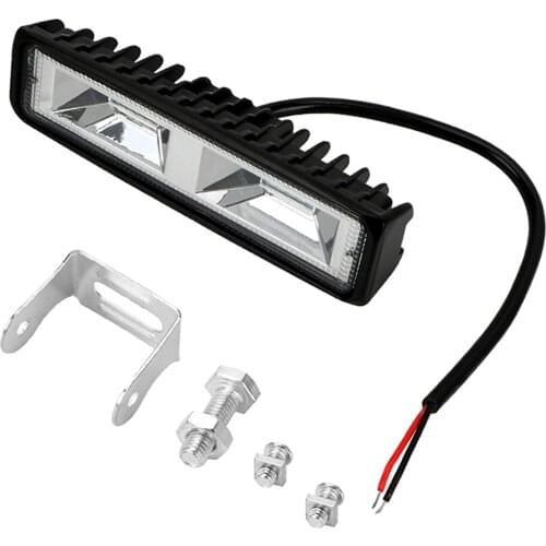 48W Security Engineering Waterproof Motorcycle Easy Install Work Light Truck OffRoad LED Headlight Boat Car Accessory Emergency