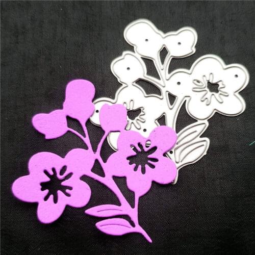 Beautiful Flower Cutting Dies Carbon Steel Stencils for DIY Scrapbooking Paper Cards Embossing album Craft Cut Die DM005